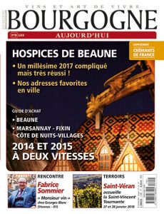 Couverture Bourgogne Aujourd'hui numéro 138